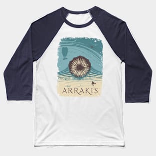 Visit Arrakis (Blue Variant) Baseball T-Shirt